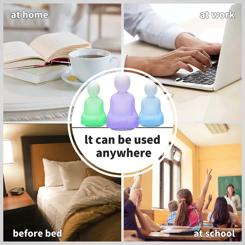 Дышащая Будда направила внимательность зрительно инструмент медитации для