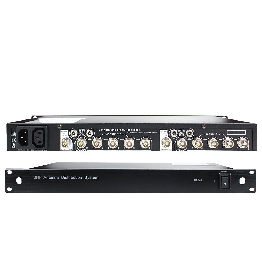 Усилитель антенны SHURE UA844 +/LC 5-канальная распределительная система питания супер