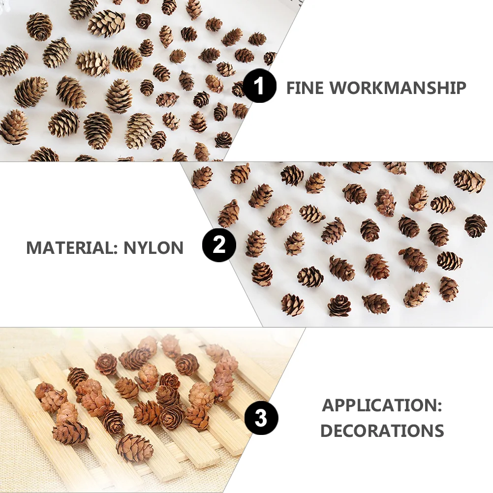 Songhwa реквизит для фотосессии Рождественский орнамент из сосновой шишки