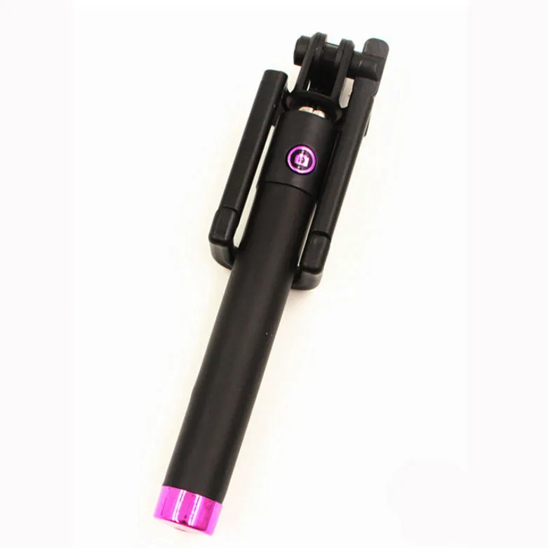 

Handle Portable Extendable Monopod Self-Pole Handheld Wired Selfie Stick 180 Degree Adjustable For iPhone Smartphone