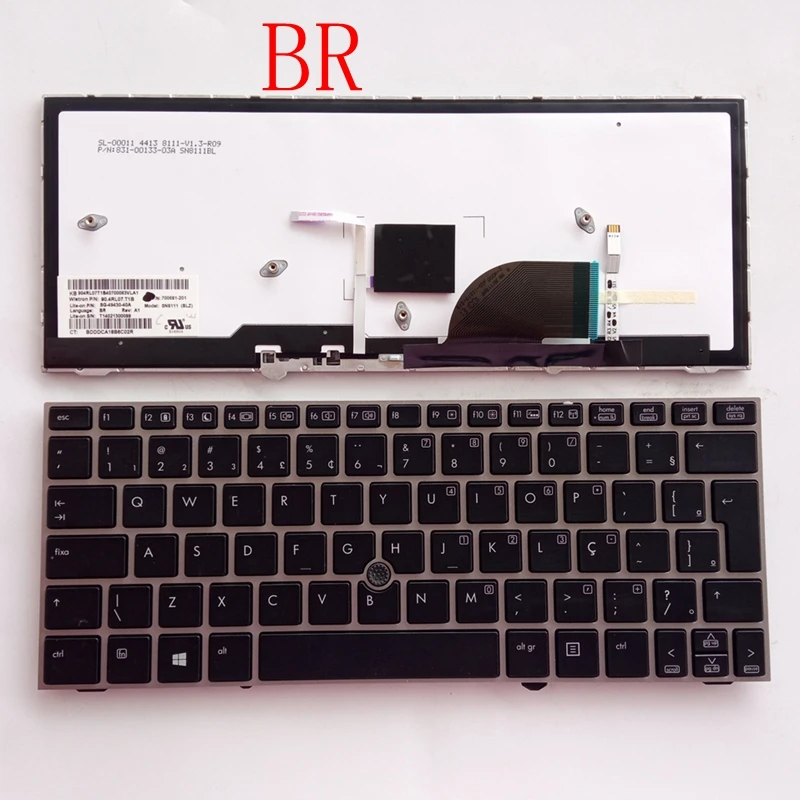 

BR/PO New for HP EliteBook 2170 2170P 677598-001 Laptop Keyboard