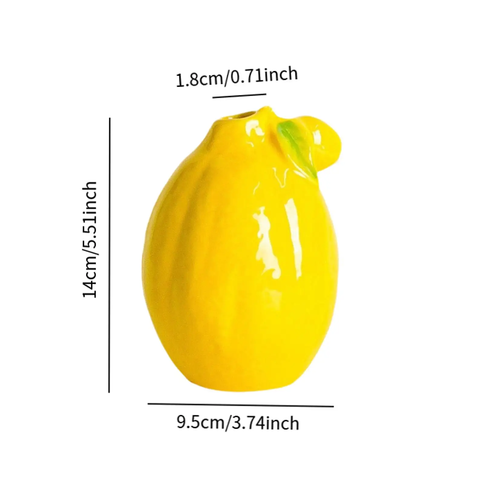 

Желтая керамическая ваза Flower Vase