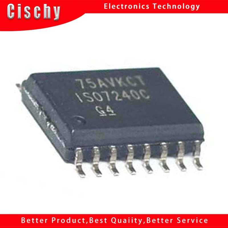 5 шт./лот ISO7240CDW ISO7240CDWR ISO7240 лапками углублением SOP-16 в наличии