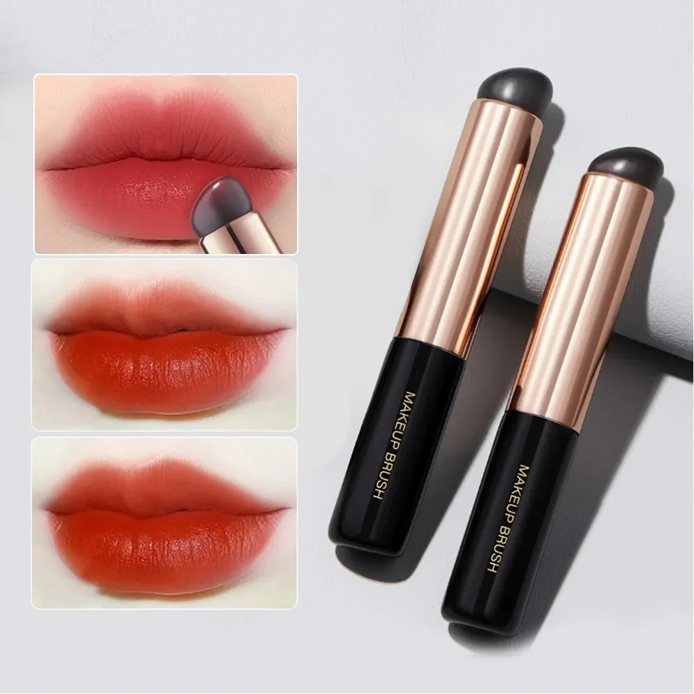 

Head Concealer Brush Angled Brush Brush Concealer Makeup Brush Like Portable Q Lip Soft Silicone Round Tool Lipstick Fingertips