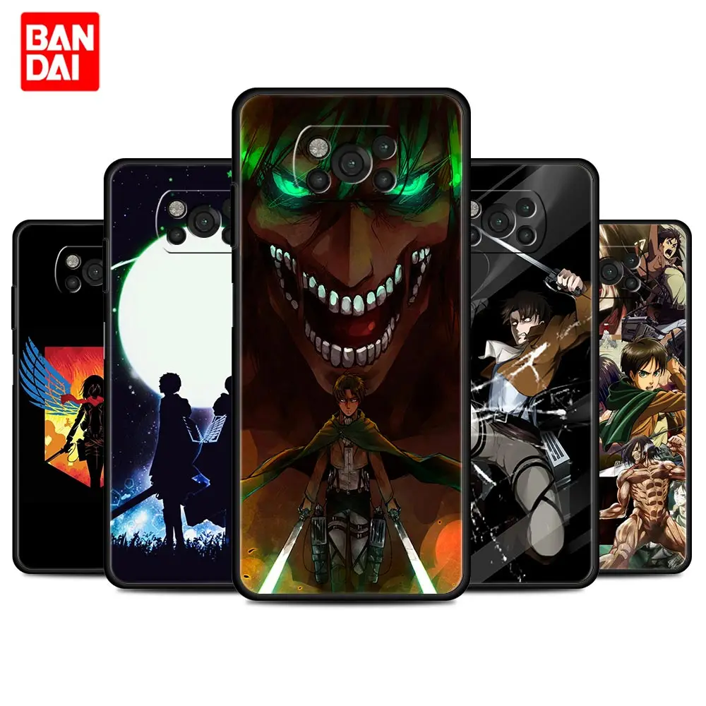 

Attack On Titan Broken Case for Xiaomi Mi Poco X3 NFC F3 Redmi Note 9s 9 9A 9C 8 10 11 9T 8T 10T K40 Pro Plus Cover Black Tpu
