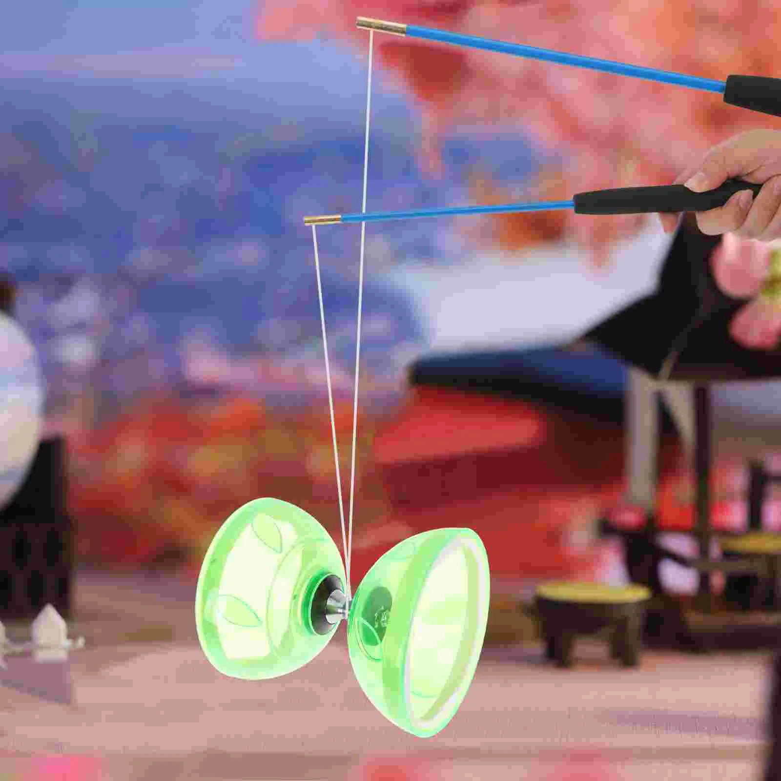 

Diabolo Set Juggling Toy Outdoor Fitness Kids Plaything Chinese Yo-yo Toddler Professional Classic Children Toys