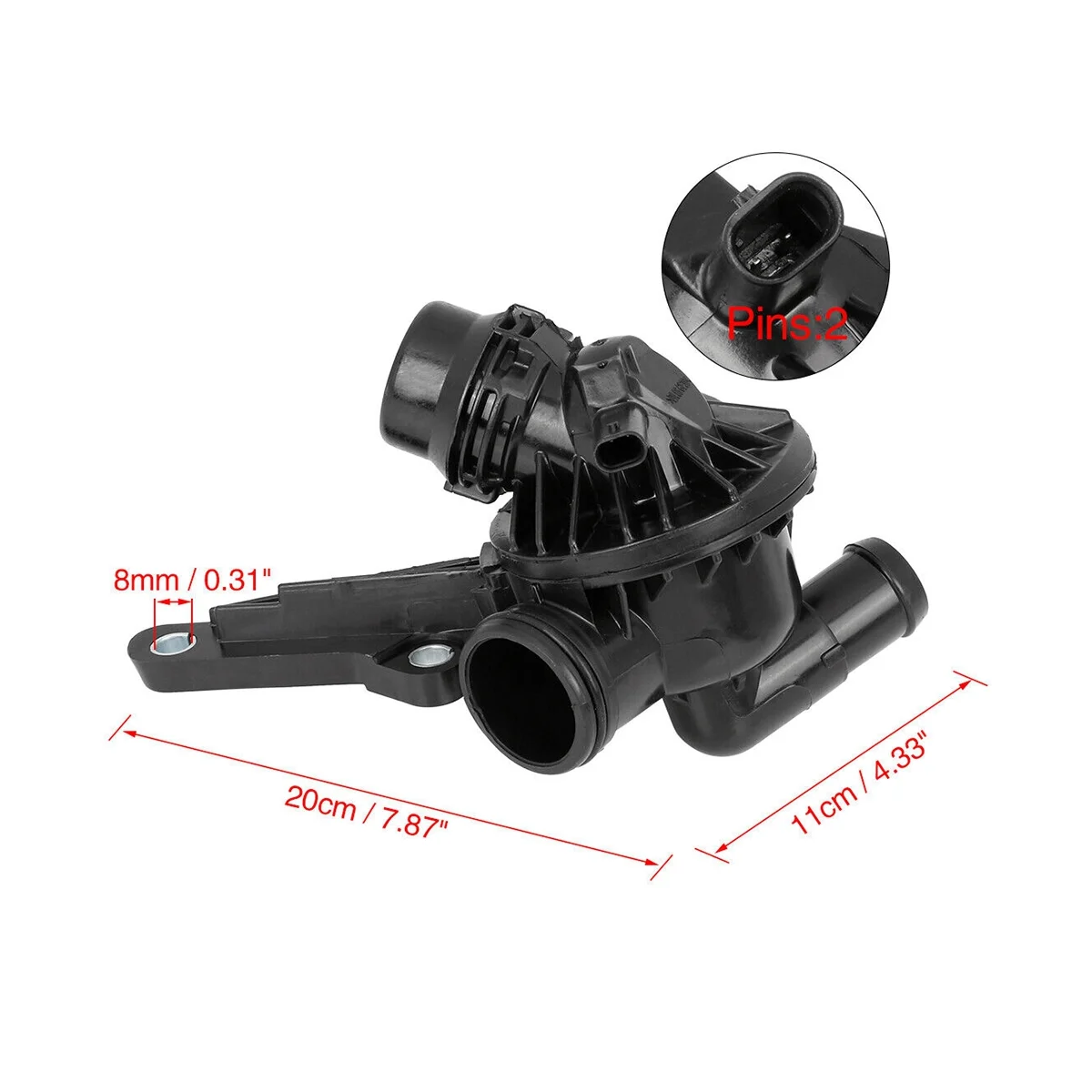 Корпус термостата охлаждающей жидкости двигателя embly 11537600584 для BMW 320I 2012-2016