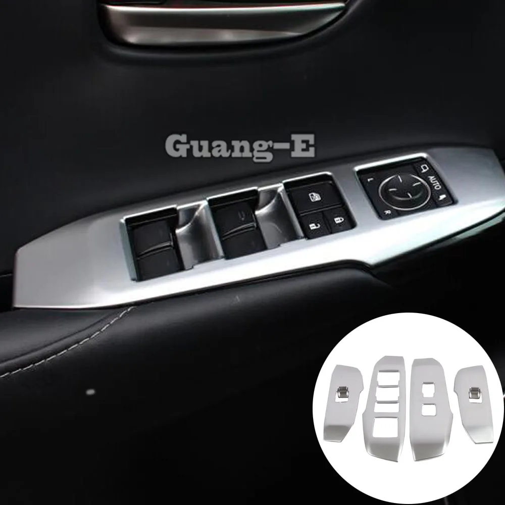 

Window Switch Panel Covers Inner Door Armrest Glass Button Trim For Lexus NX 200 200t 300h 2015 2016 2017 2018 2019 2020 2021