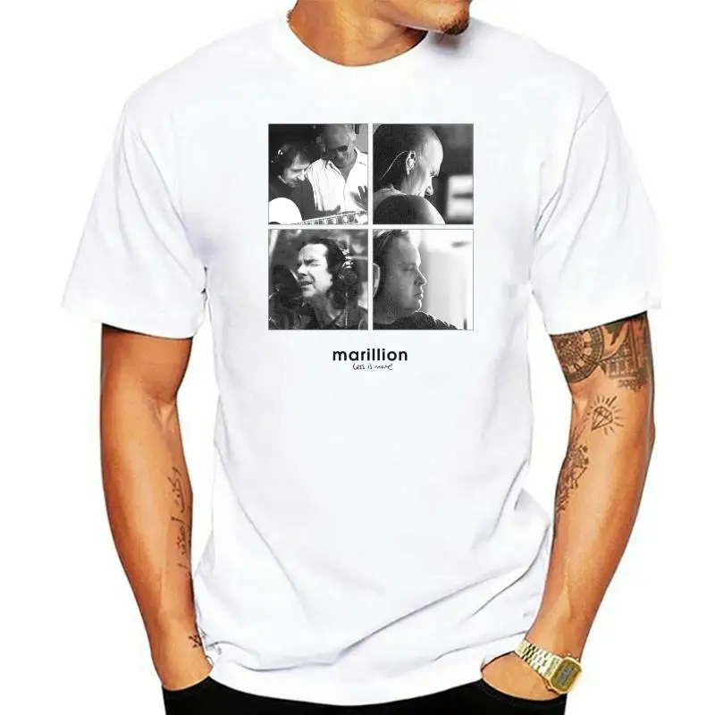 

Marillion Less Is More ALBUM Fish Hogarth Mosley T-Shirt (WHITE) All Size S-5XL