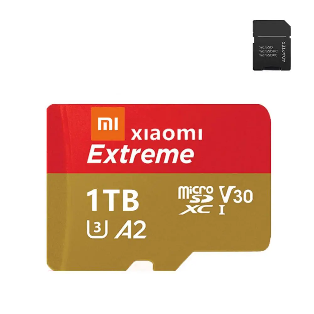 Карта памяти XIAOMI 512 ГБ 256 128 U3 V30 A2 высокоскоростная TF-карта класса 10 UHS-I 1 ТБ U1 A1 V10 EVO