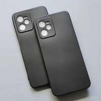 tpu case for oppo realme c35 black camera protective shockproof anti sratch case matte soft back cover for realme c35 funda
