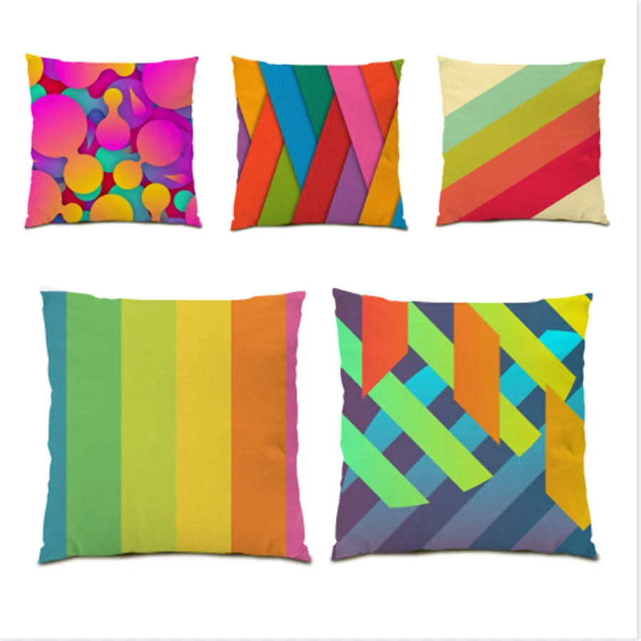 

Cushion Cover 45x45 Cushions Covers Simple Pillowcase Polyester Velvet Fabric Sofas for Living Room Luxurious Home Decor E0098