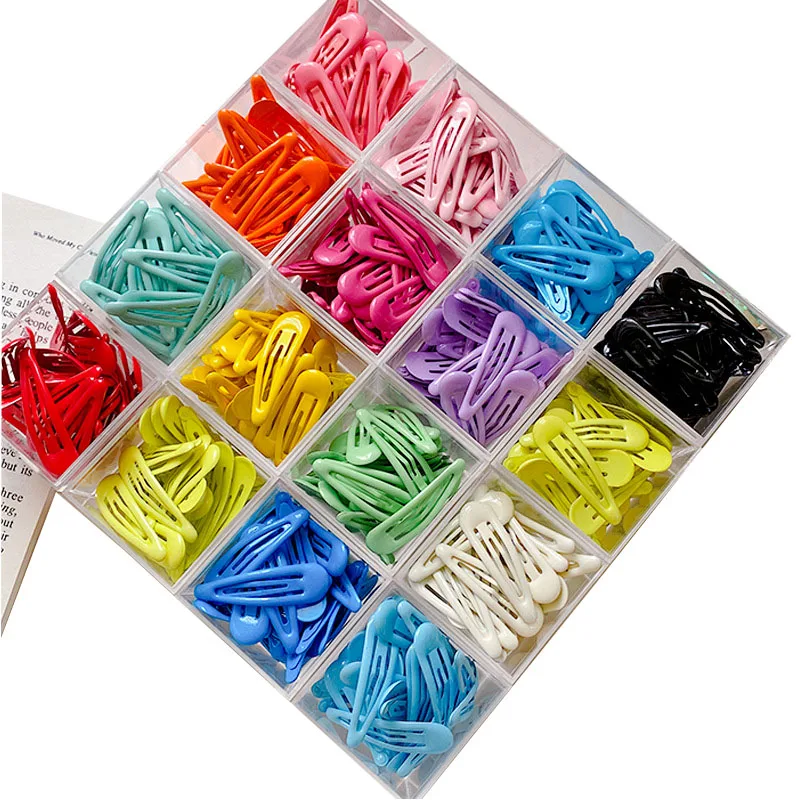 

2 Inch Barrettes Women Metal Snap Hair Clips Accessories