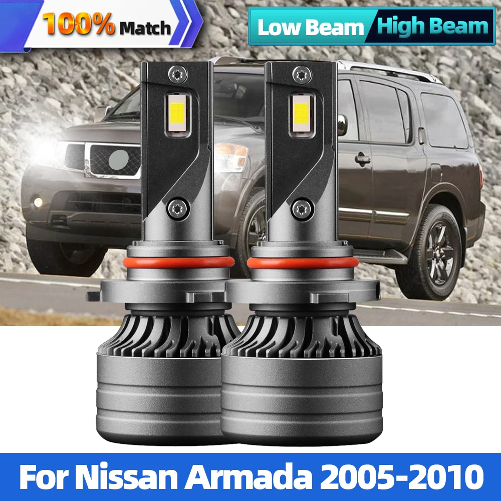 

HB3 9005 HB4 9006 Led Headlights 30000LM Car Light Bulbs 12V 6000K Auto Lamp For Nissan Armada 2005 2006 2007 2008 2009 2010