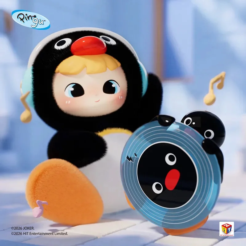 Фото Новая оригинальная серия Pingu к 45-летию: коллекционные фигурки Pingu в закрытой упаковке, увлекательное приключение, загадочная коробка, украшения, игрушки, подарки №3