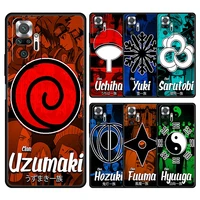 naruto clan yuki senju logo phone case for xiaomi redmi note 11 10 9 8 pro 11s 10s 9s 7 8t 9t 9a 8a 9c k40 gaming 11t 5g cover