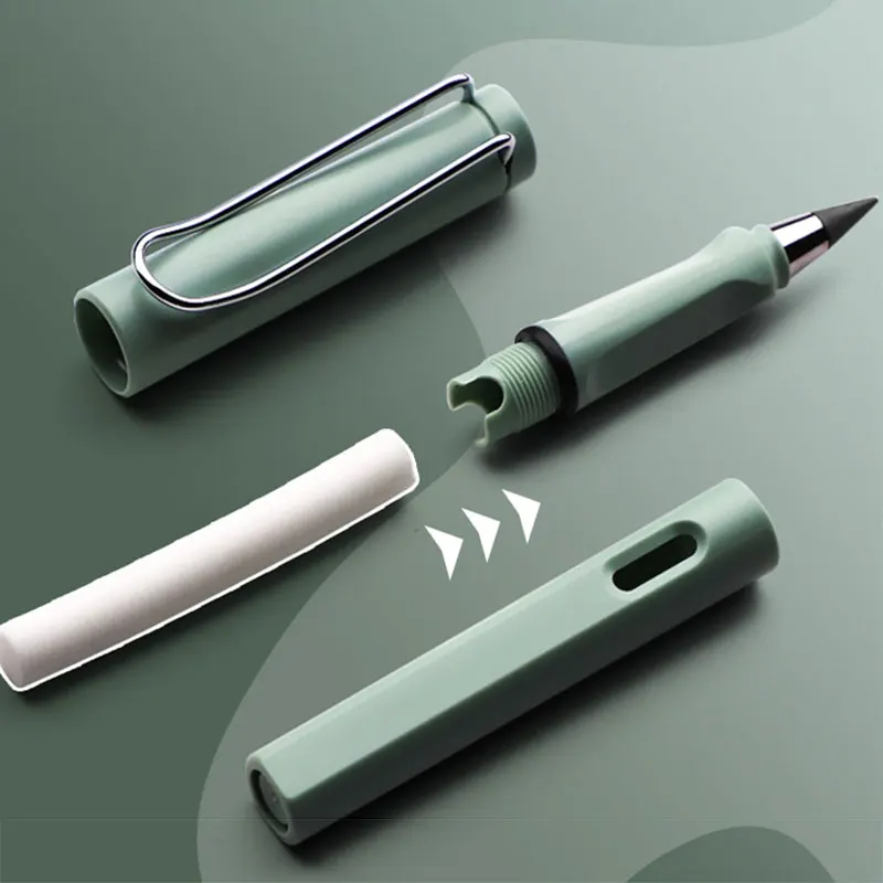 7PCS/set eternal pencil and refill art drawing sketch pen kawaii inkless magic school supplies kids stationery gifts | Канцтовары для