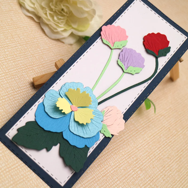 

2022 Cutting Dies Flower Scrapbook DIY Decorative Album Greeting Card Embossing Blade Punch Stencils Craft Die Cut