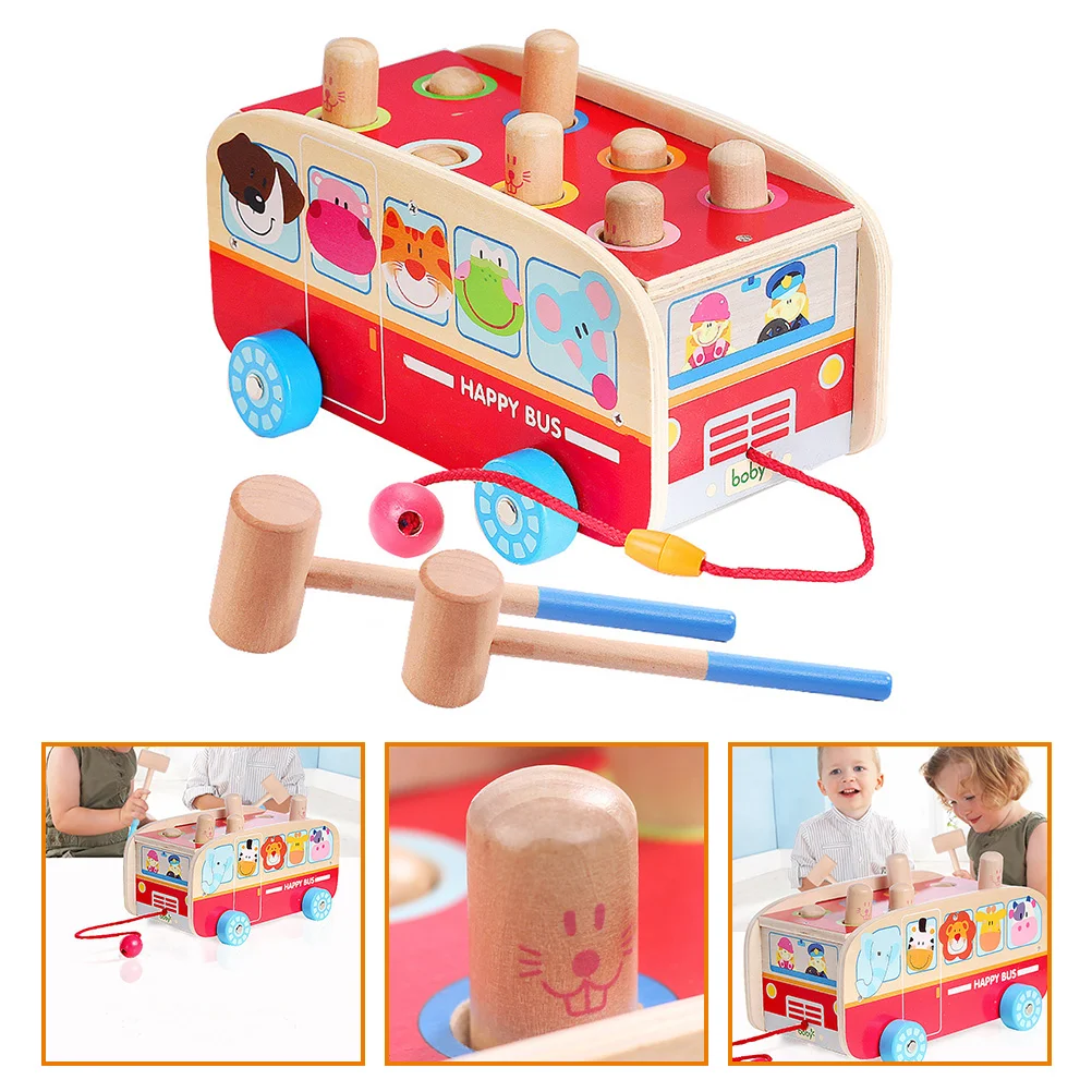 

Pounding Toy Interesting Hammering Kids Supply Taste Interactive Plaything Wooden Children Toddler