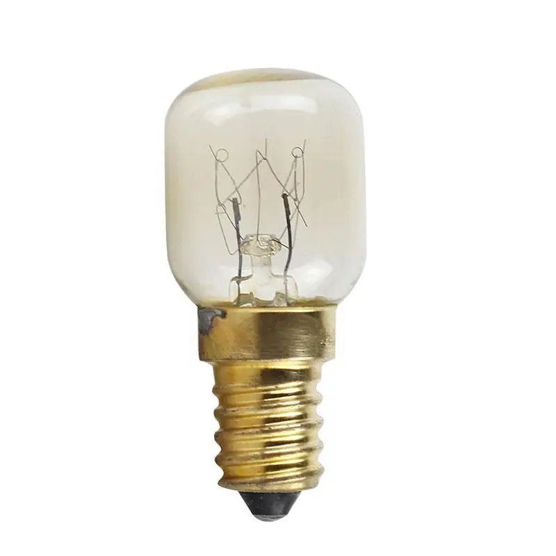

220v E14 Microwave Oven Bulbs 300 Degree High Temperature Resistant Cooker Tungsten Filament Lamp Salt Light Bulb for Kitchen