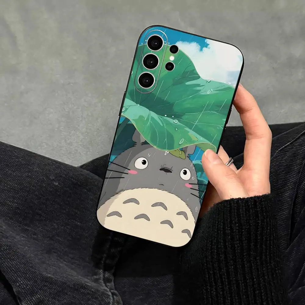 Чехол для телефона «Мой сосед Тоторо» из мягкого черного силикона для Samsung S25, S24, S21, S22, S23, S30, Ultra, S20, Plus, Fe, Lite (art.: 3920dc8653154) - 3920dc8653154