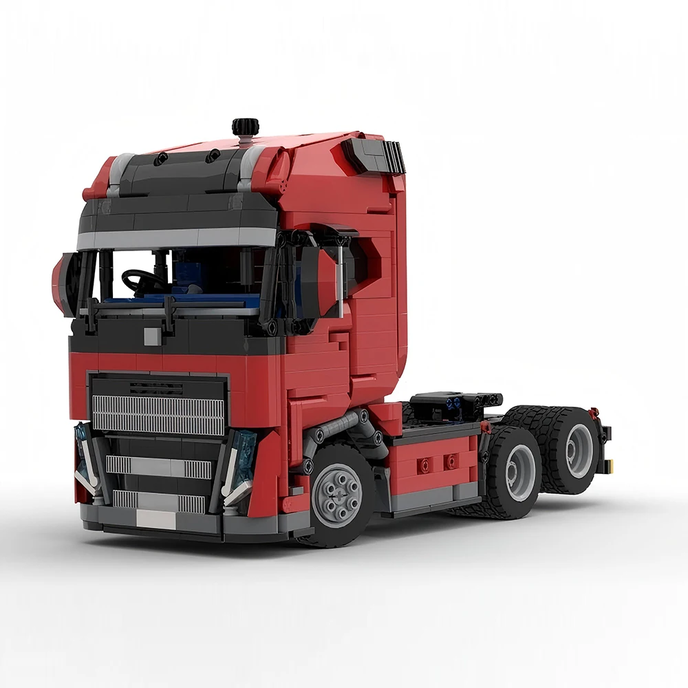 Фото Новый MOC City Transport FH750, модель грузовика, строительные блоки, сделай сам, сборка, детская игрушка для мальчиков, подарочный набор, 1339 шт. №3