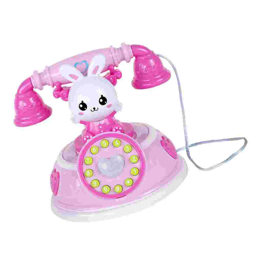

Simulated Telephone Playhouse Toy Kids Plaything Cartoon Simulation Educational Child