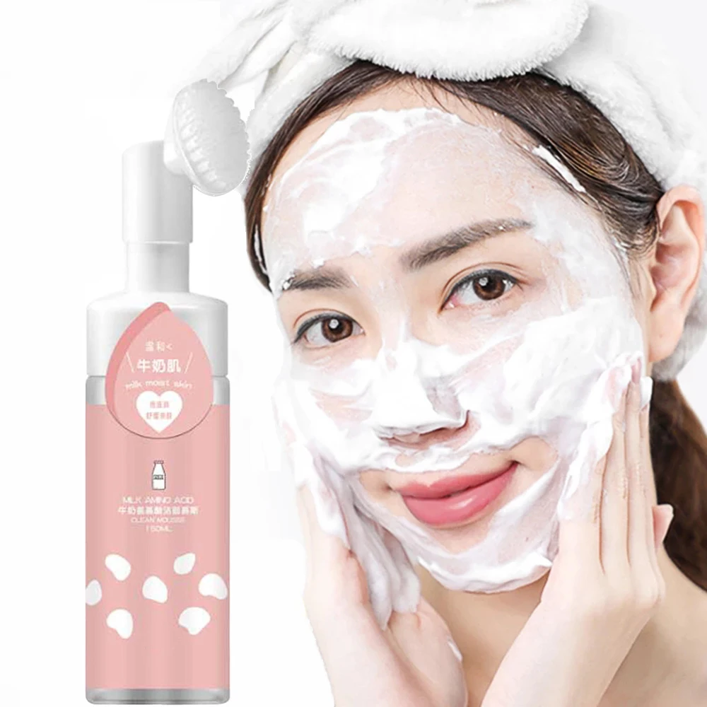 

Facial Exfoliating Mousse Peeling Gel Face Scrub Deep Remove Cleaning All Skin Types Smooth Moisturizing Skin Exfoliator Cream