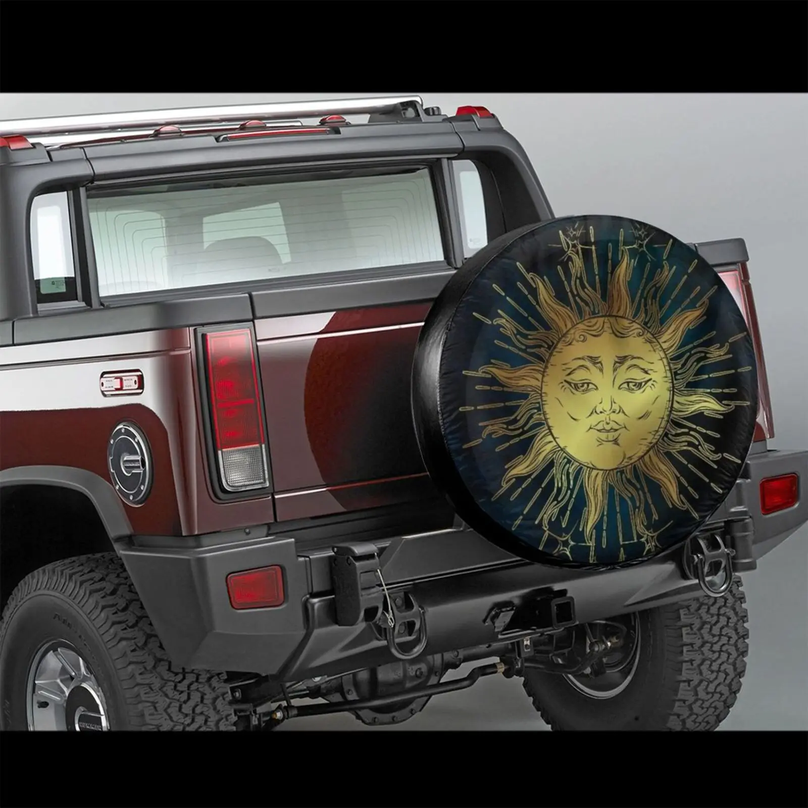 

Spare Tire Cover for Car, Sun Meditation, Chakra Meditation, Artistic Le Soleil,