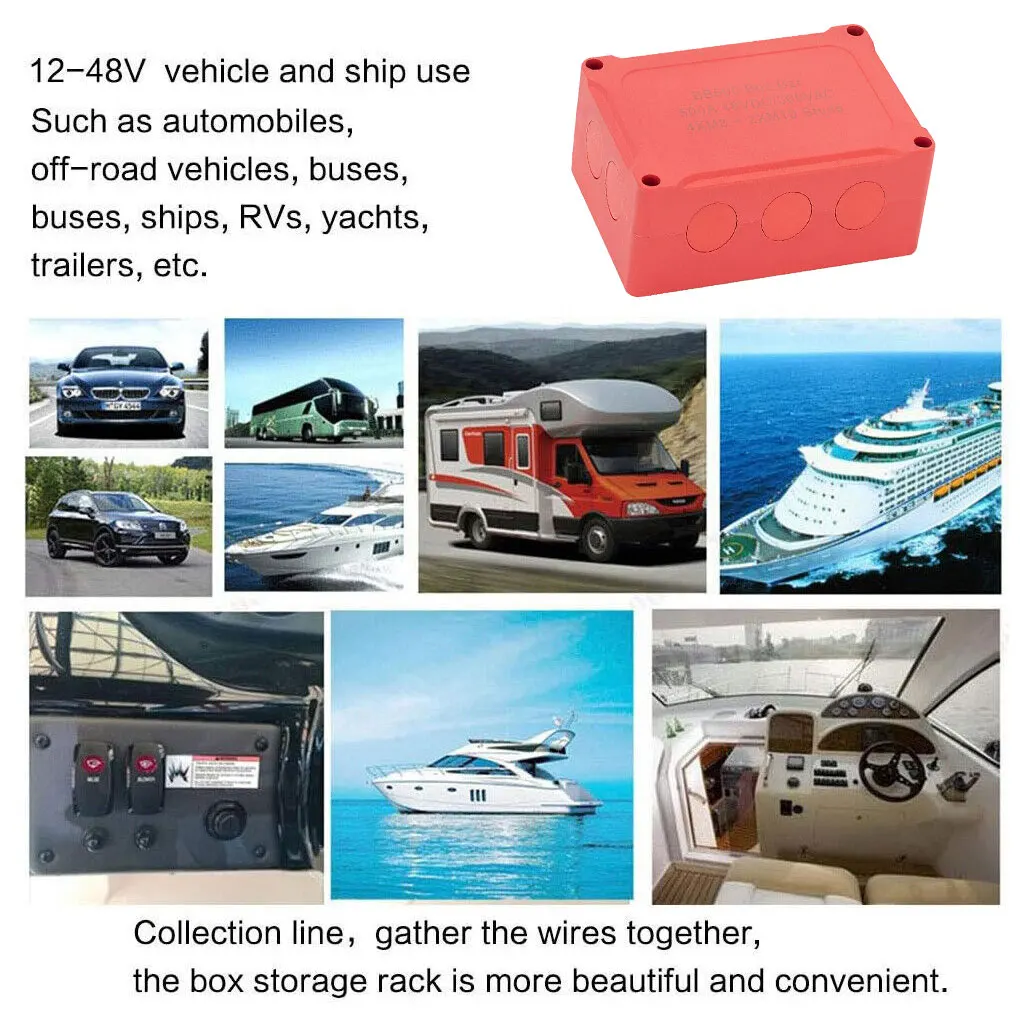 

Heavy Duty Terminal Block Suitable For Caravan RV And Ship DC Electrical Systems Module Box Is