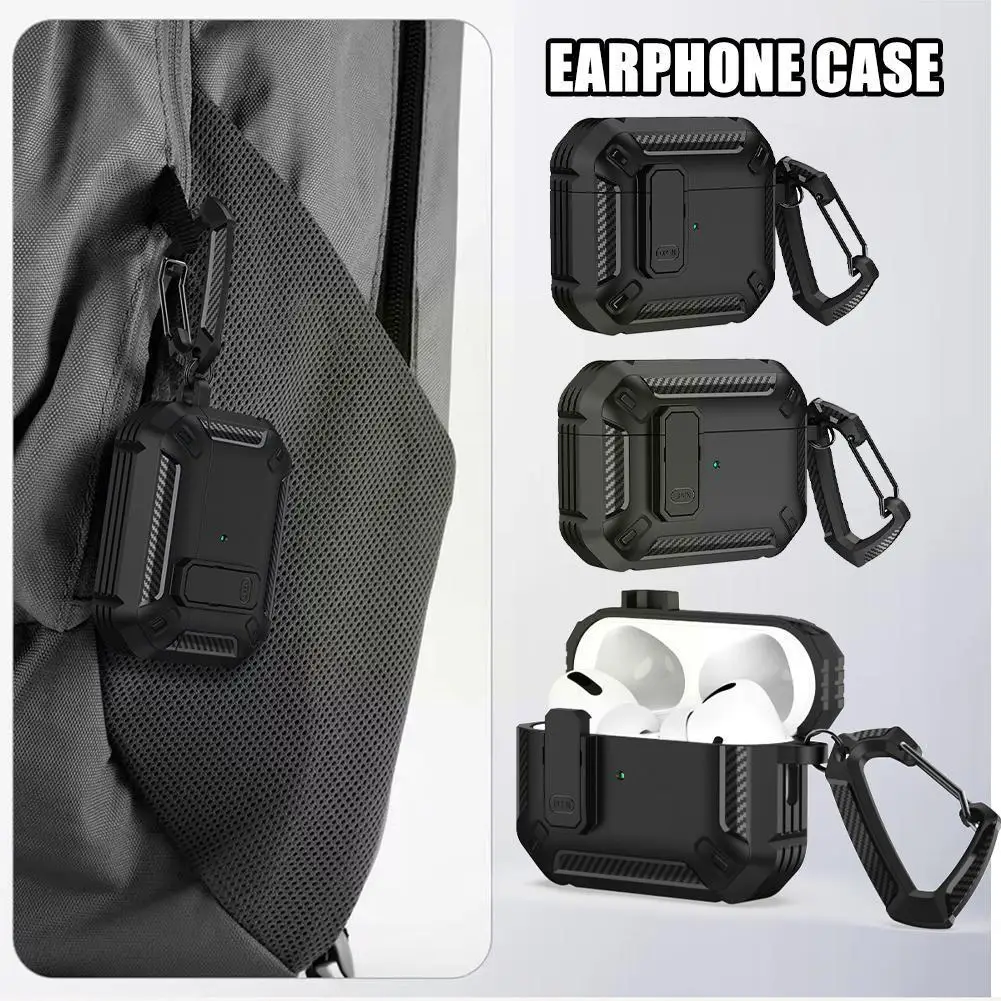 

For Airpods Pro 2nd Generation Case Cover For Men Women Military Armor Protector Shockproof For Apple AirPods Pro 2 2022 Ca Y0N0