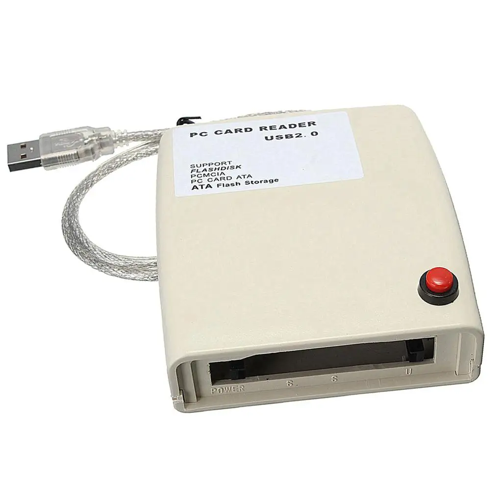 Фото Адаптер-конвертер для чтения карт USB 2.0, многопортовый, совместимый с PCMCIA ATA, для Windows 7, XP, VISTA, настольных ПК №2