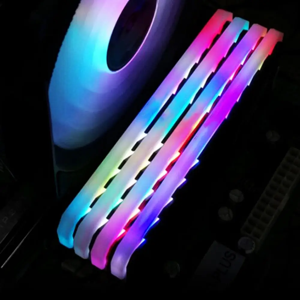 

RAM DDR3 DDR2 DDR4 Cooling LED RGB Light Memory RAM Cooler Heat Sink Radiator Computer cpu RAM Cooling