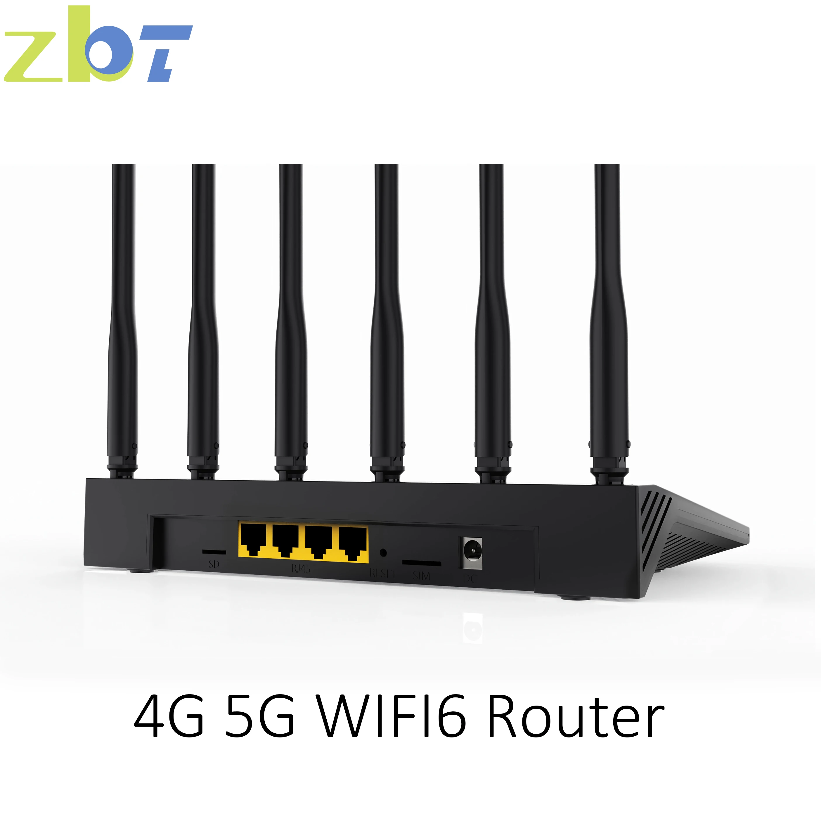 ZBT Openwrt 4G 5G Router M.2 Modem WiFi6 SIM Card 1800Mbps 128MB Flash 256MB RAM Mesh 5.8Ghz Wifi MI-MIMO Antenna for 128 Device