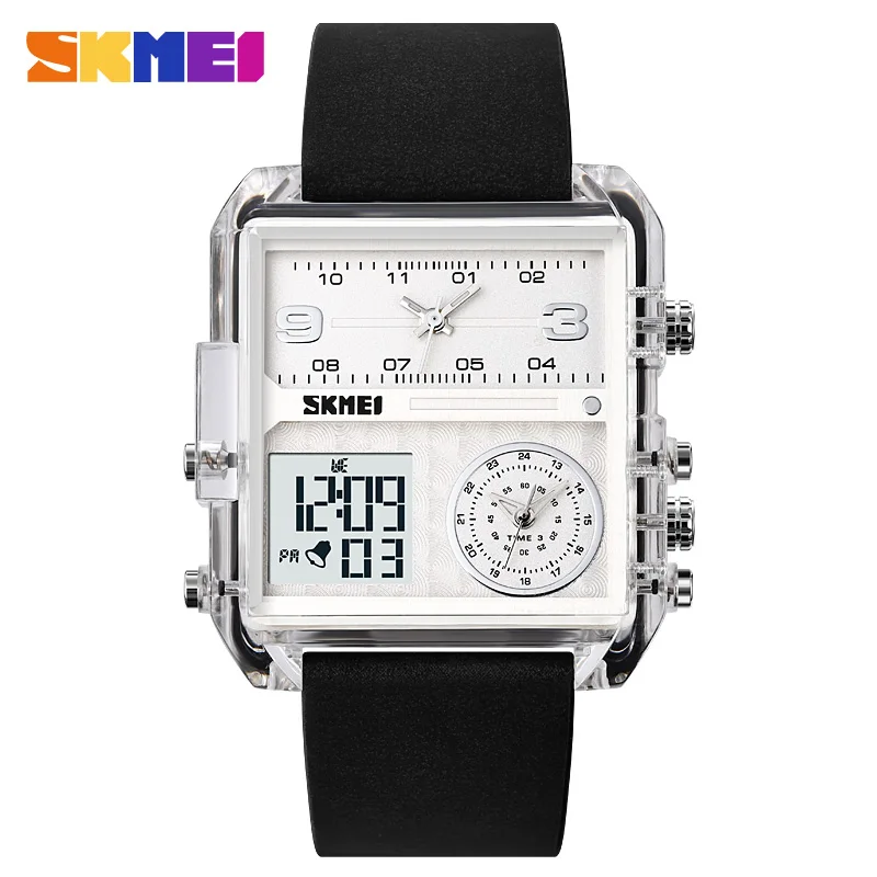 

Часы наручные SKMEI Мужские Цифровые, спортивные многофункциональные в стиле милитари, для дайвинга 5 АТМ, для плавания