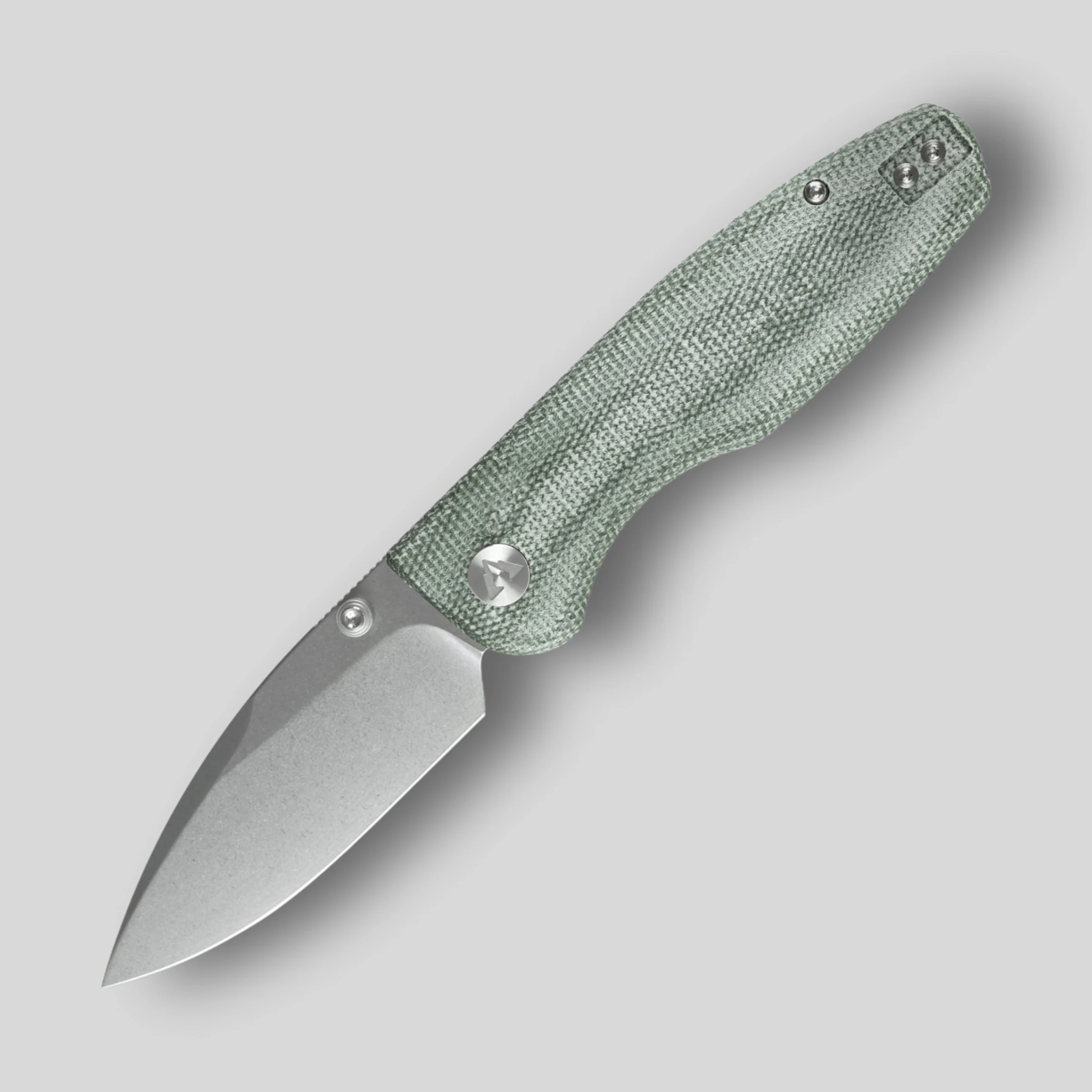 Фото Складной нож CMBMADEKNIVES Predator V3 с рукоятью из микарты и сталью 14C28N для кемпинга и активного отдыха, EDC CMB-19A №2