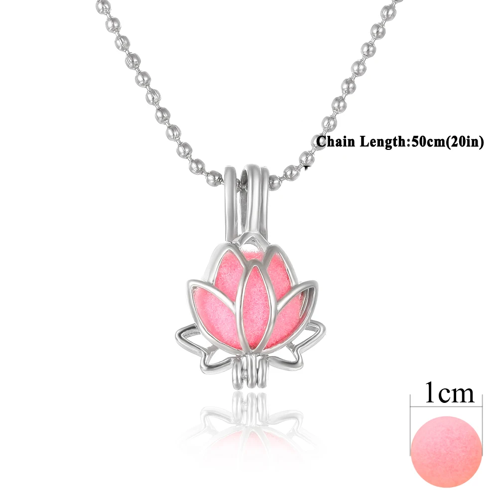 Оптовая партия 10 штук Мини-амбарного диффузора с ароматерапией Ожерелье с вырезом цветка Запаховый ложе для эфирных масел на цепочке.