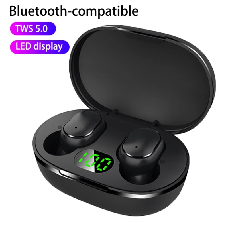

TWS E6S Bluetooth-наушники; Беспроводные наушники для Xiaomi Redmi с шумоподавлением; Гарнитура с микрофоном A6S A6Lite; Наушники