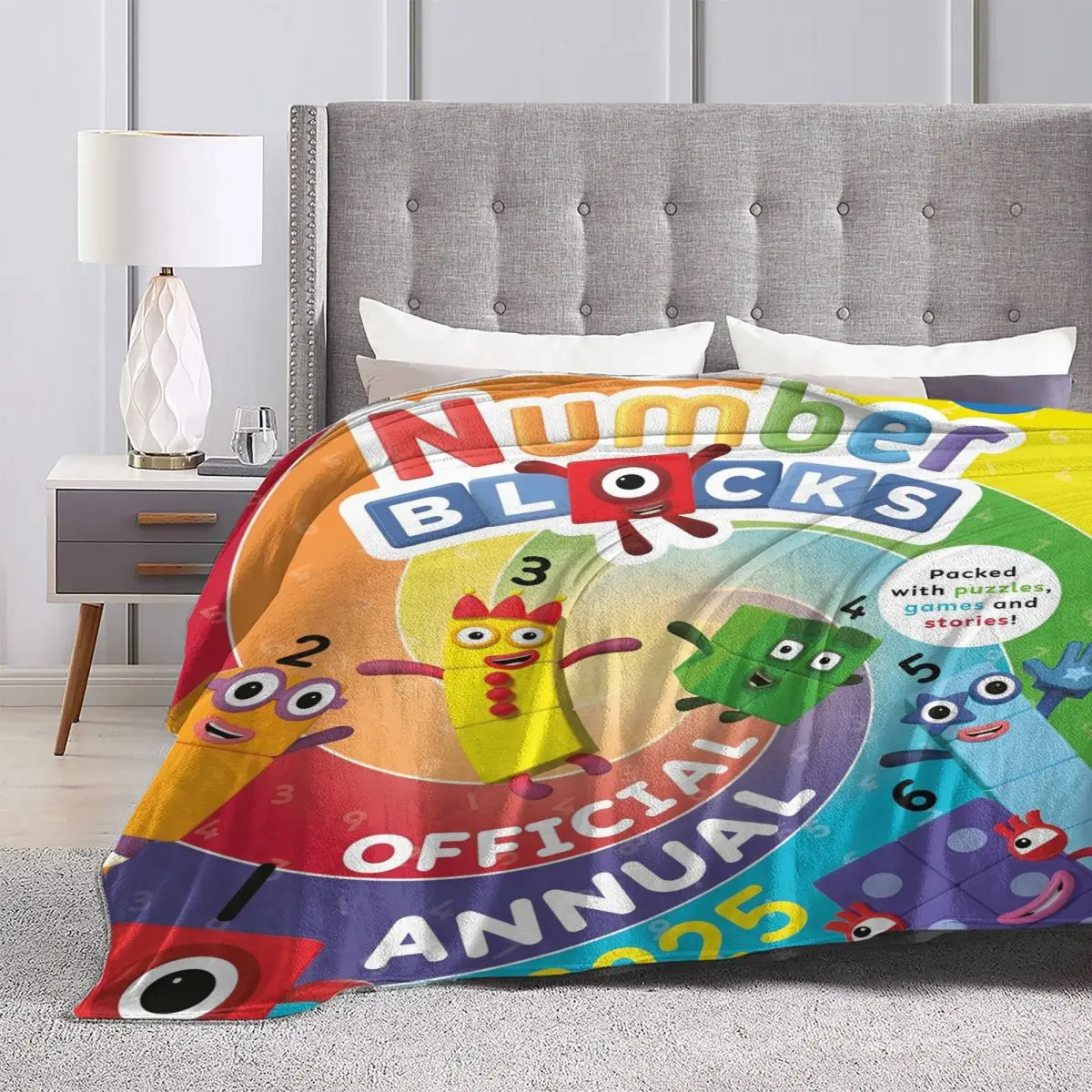 Супер теплые одеяла для путешествий и офиса N-Numberblocks-s постельное белье с героями