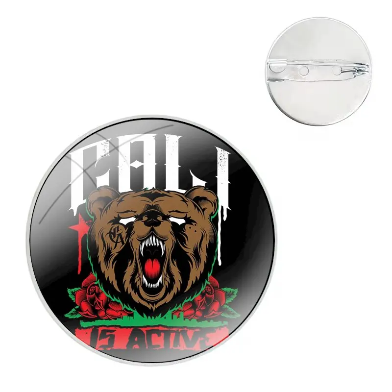 Значки-значки металлические броши для одежды рюкзака украшение подарок флаг