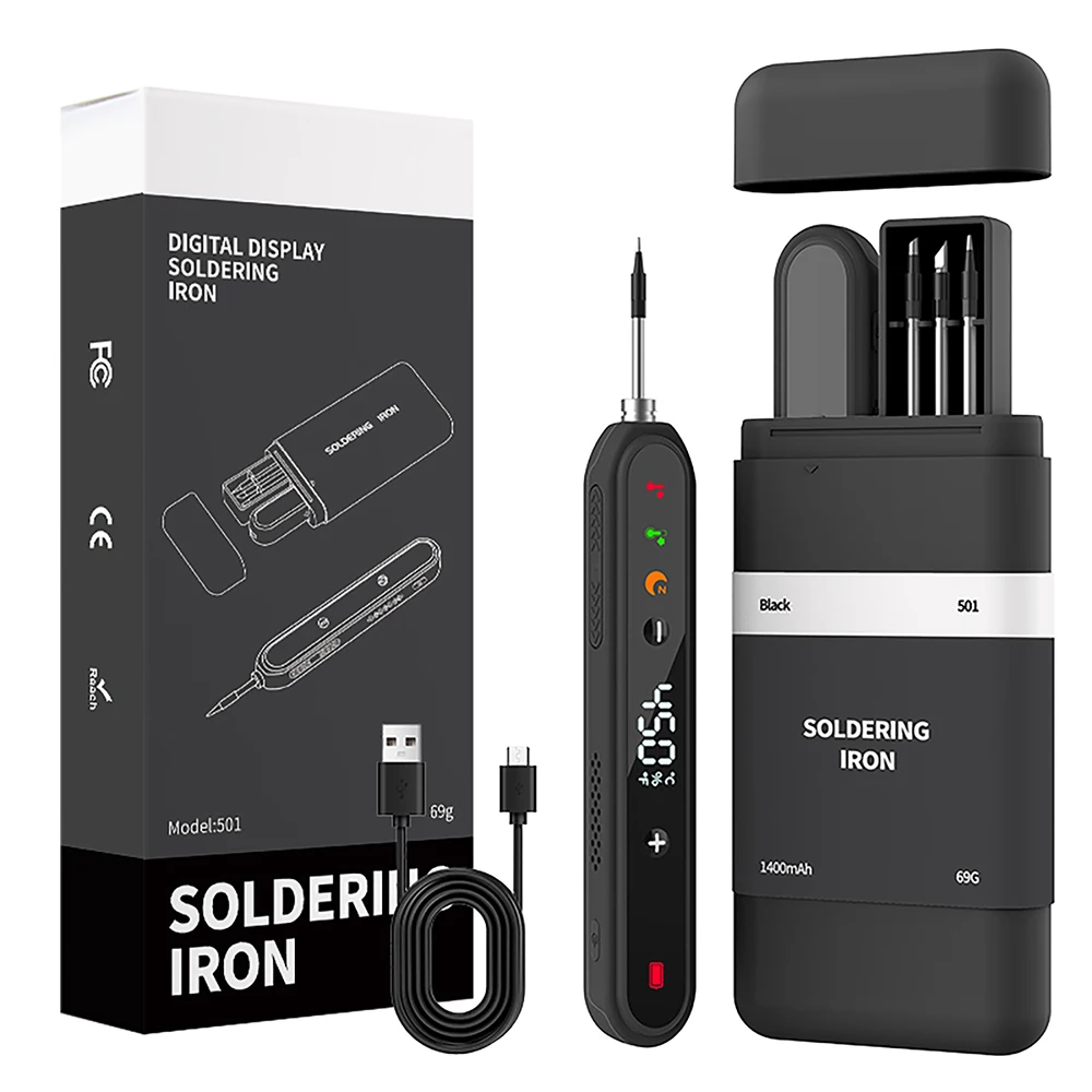 

USB Паяльник 8-15Вт, 180-450°C, Мини-Паяльник