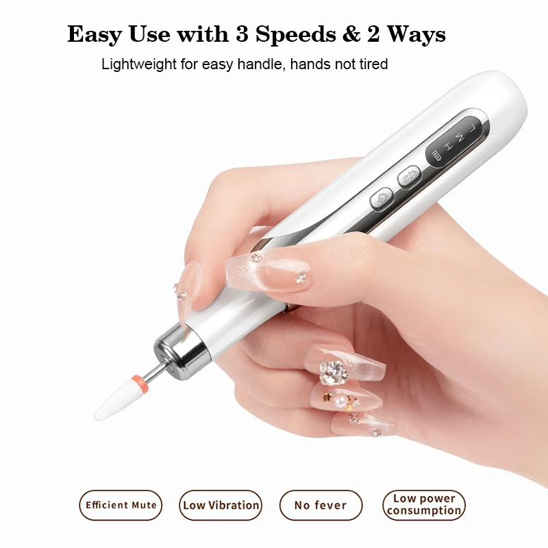 Электрический полировщик для ногтей перезаряжаемая дрель набор