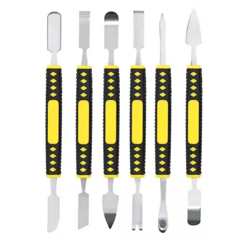 

Металлический лом, набор из 6 предметов, палка для загрузки мобильного телефона, цифровой мини-многофункциональный инструмент для разборки бытовой техники, электронные инструменты для ремонта