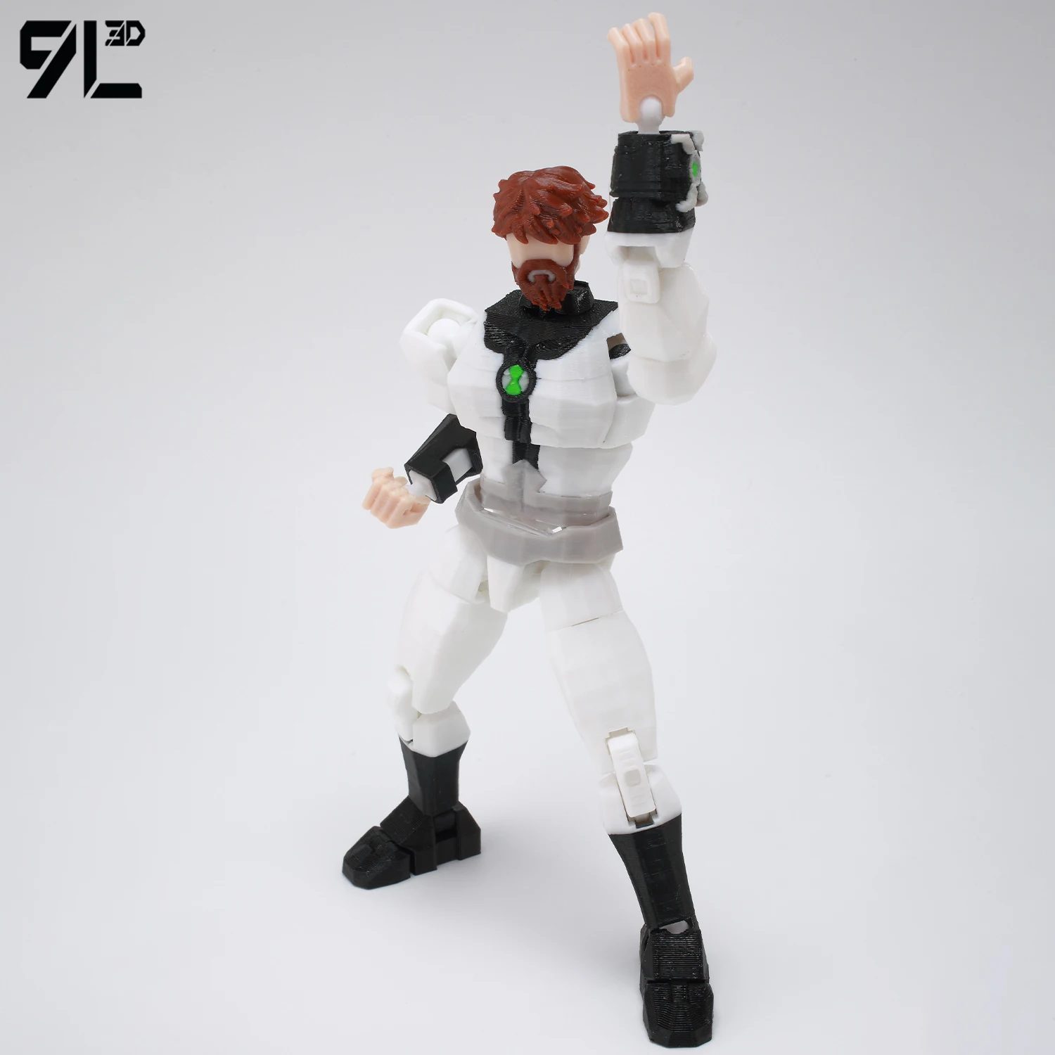 Фото 9L3D Dummy13 Улучшенная фигурка героя-инопланетянина с подвижными суставами, Омнитрикс, супергерой с часами, аниме-коллекционная фигурка для настольного дисплея №1