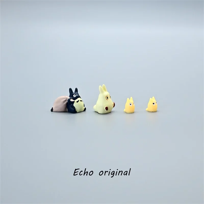 Фото Милые миниатюрные фигурки «Мой сосед Тоторо» для DIY-ландшафта, аксессуары для бонсай, маленькие украшения для декора приборной панели автомобиля №3