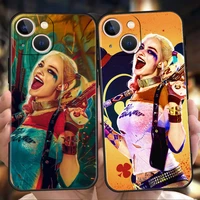 birds of prey harley quinn phone case cover for iphone 12 13 pro max xr xs x iphone 11 7 8 plus se 2020 13 mini silicone shell