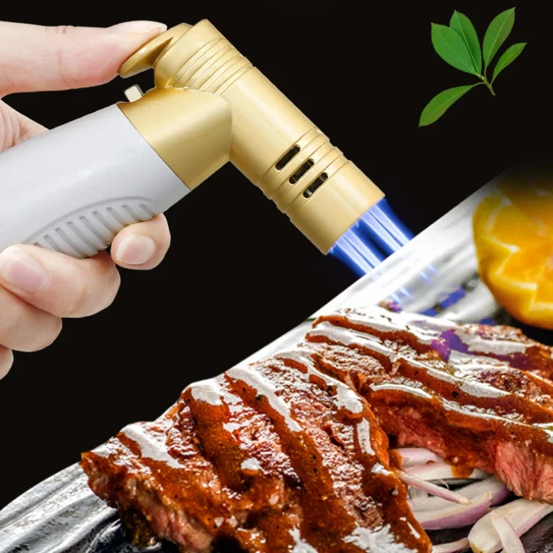 Металлическая ветрозащитная четырехструйная Бутановая газовая зажигалка Jobon с