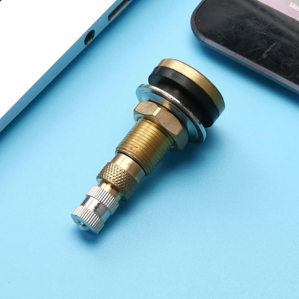 

1pcs Tire Valve Stem Tire Valve Stem Air Water Tubeless For Agricultural Tractor TR618A Brass Tire Valve Stem Brand New