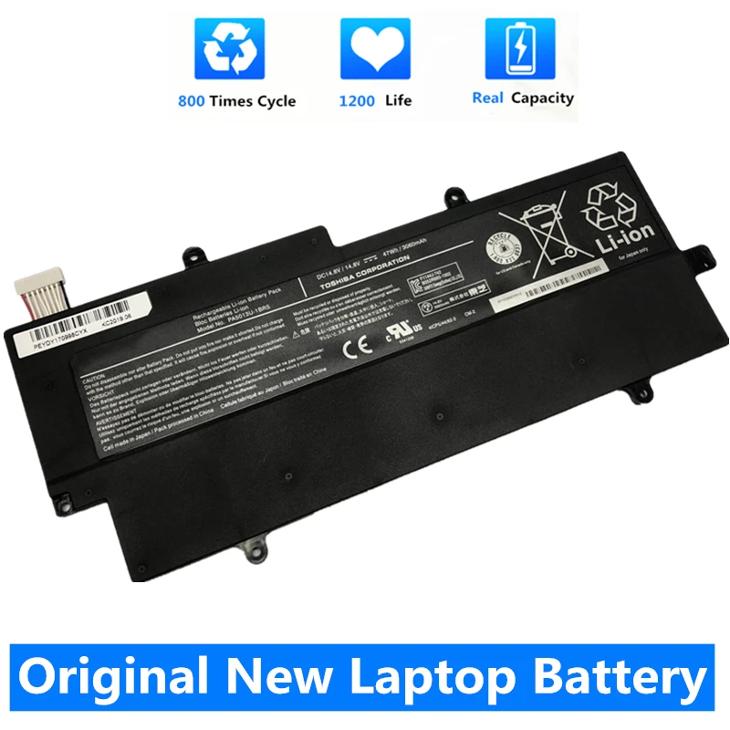 

CSMHY Original New PA5013U-1BRS PA5013U Laptop Battery for Toshiba Portege Z830 Z835 Z930 Z935 Ultrabook PA5013 14.8V 3060mAh