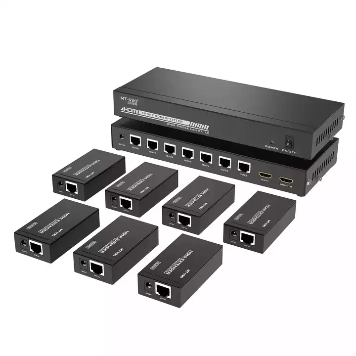 

MT-ED108 50M 8 Port 1 In 8 Out 1X8 1080P Hdmi Extender And Splitter With 1 Road Local Output